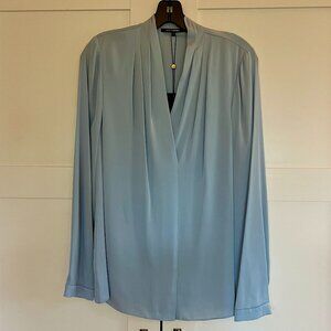 Kobi Halperin Nellie Silk Blouse – Sky Mist – Size M – NWT